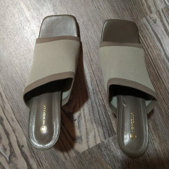 Minimalist Square Toe Heeled Sandals with 8cm Stiletto Heel - Picture 3 of 6